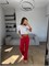 Прямые джинсы с накладными карманами сзади 26515-7