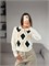 Прямые джинсы с акцентом сзади 26517-3