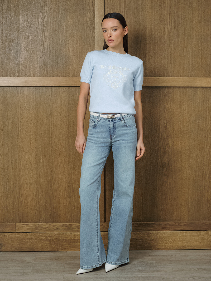 Джинсы клеш