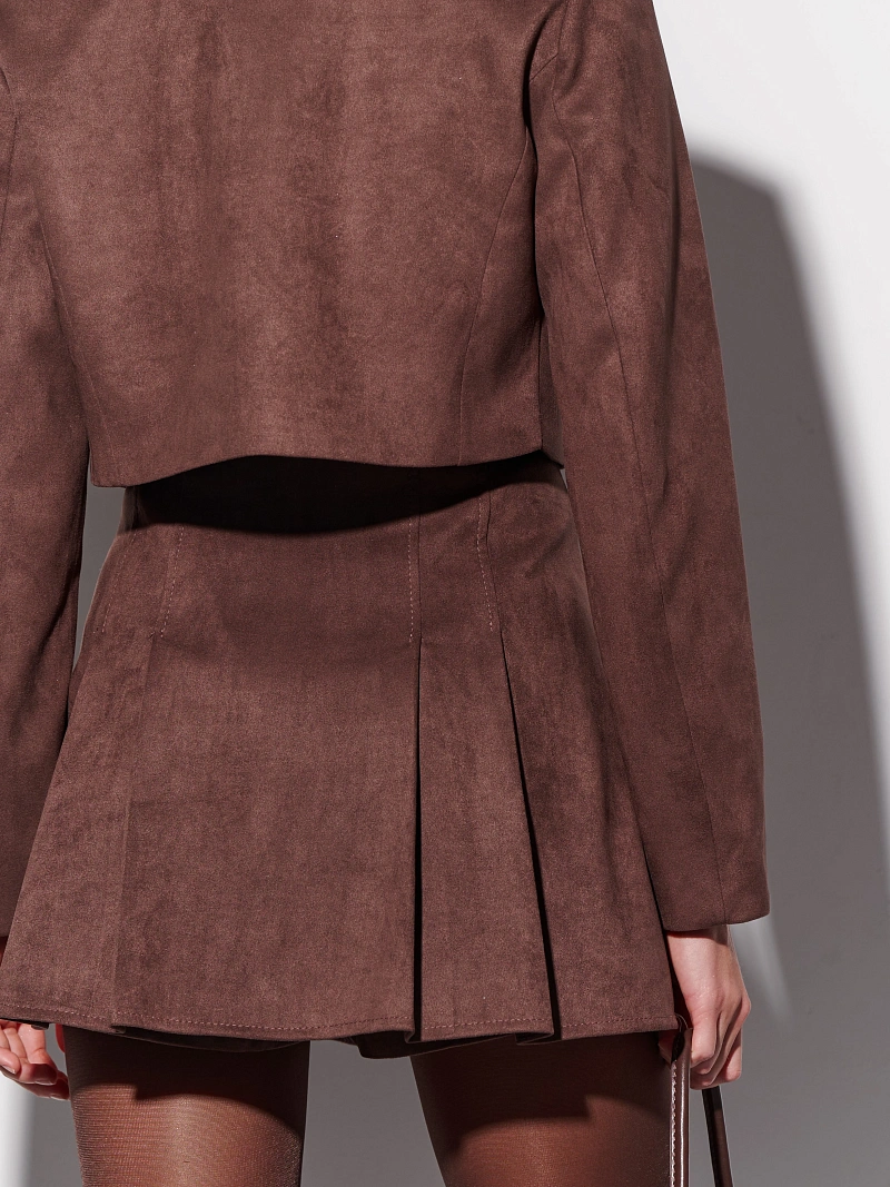 Юбка в длине мини с защитными шортами