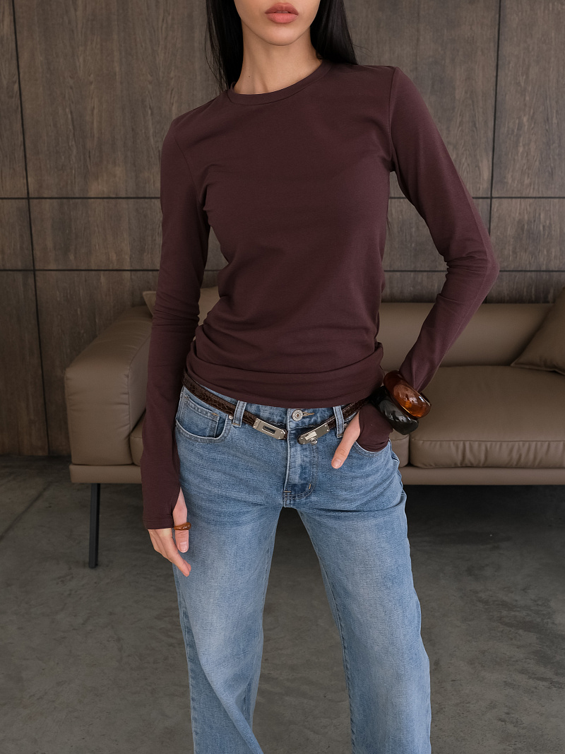 Лонгслив из памука