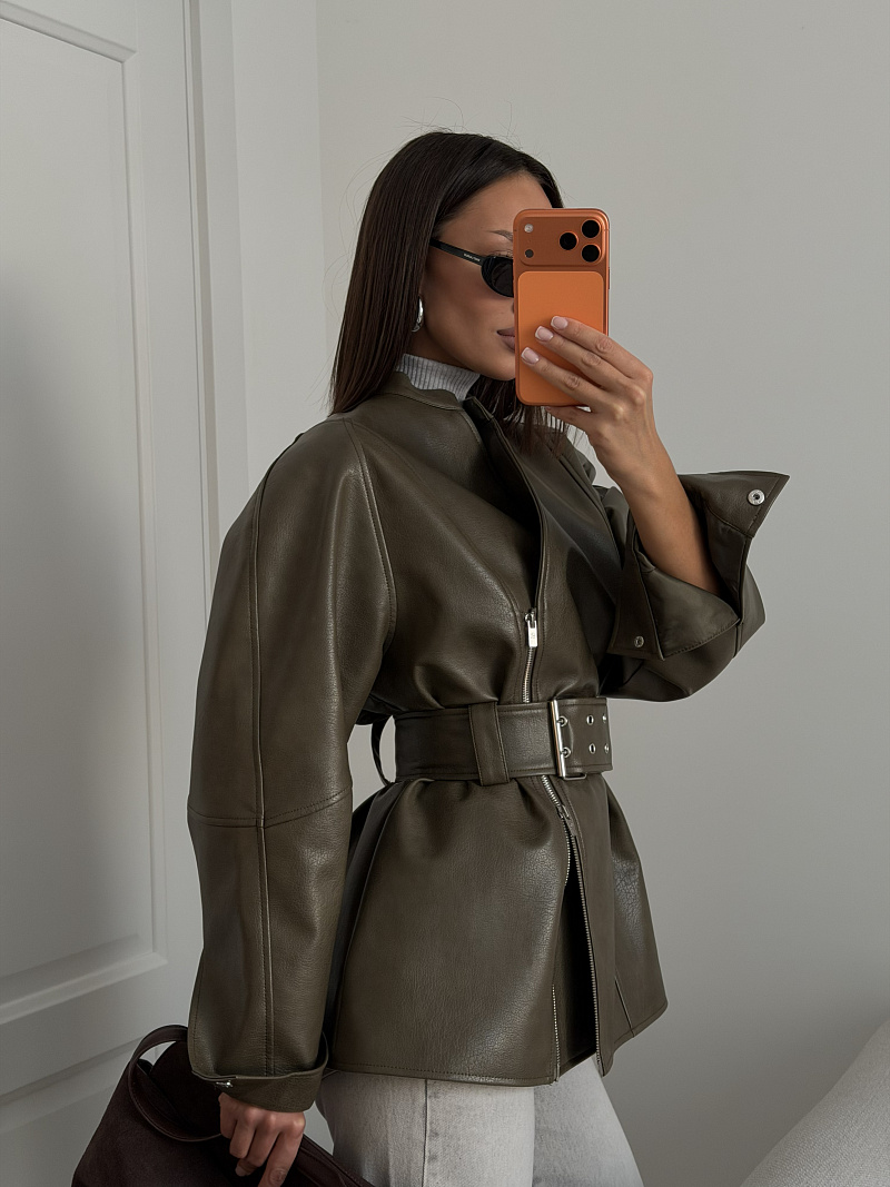 Куртка из премиум эко-кожи